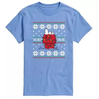 Мужская футболка-свитер Peanuts Doghouse Ugly Sweater Licensed Character