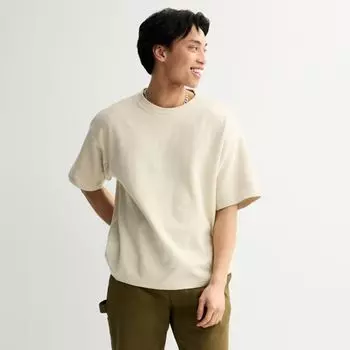 Мужская футболка свободного кроя с коротким рукавом Hollywood, цвет chalk