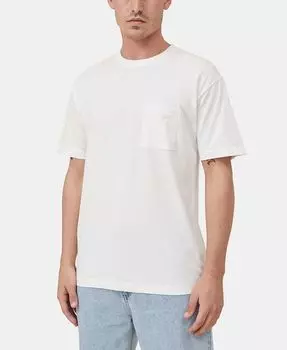 Мужская футболка свободного кроя с коротким рукавом COTTON ON, белый