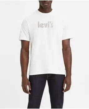 Мужская футболка свободного кроя с коротким рукавом и графикой Levi's, мульти