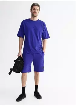 Мужская футболка свободного кроя с принтом Black On Black