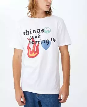 Мужская футболка t-bar art COTTON ON, мульти