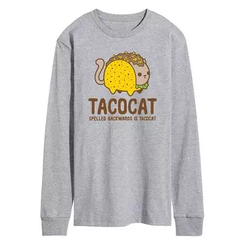 Мужская футболка Tacocat с рисунком назад — Tacocat Licensed Character, серый