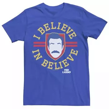 Мужская футболка Ted Lasso I Believe In Believe Circle с гербом Licensed Character