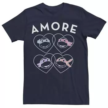 Мужская футболка Teenage Mutant Ninja Turtles Amore ко Дню святого Валентина Licensed Character