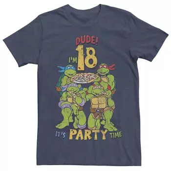 Мужская футболка Teenage Mutant Ninja Turtles Dude I'm 18 Licensed Character