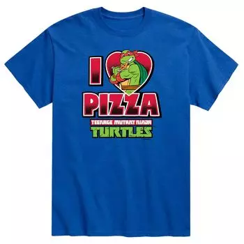Мужская футболка Teenage Mutant Ninja Turtles I Love Pizza Licensed Character