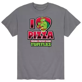 Мужская футболка Teenage Mutant Ninja Turtles I Love Pizza Licensed Character