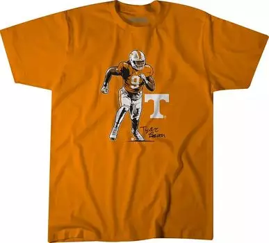Мужская футболка Tennessee Volunteers Tennessee Orange Tyler Baron BreakingT