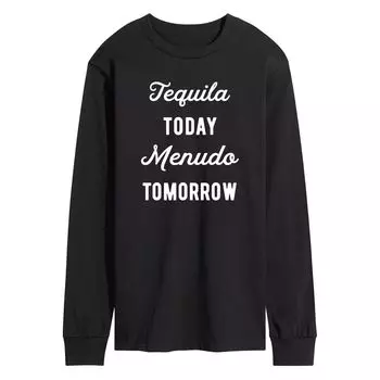 Мужская футболка Tequlia Today Menudo Tomorrow с графическим рисунком Licensed Character