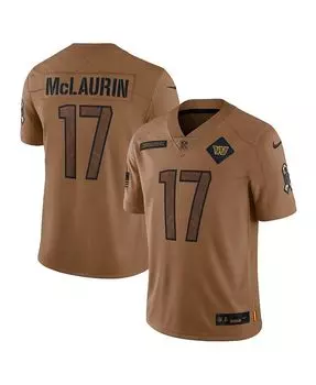 Мужская футболка Terry McLaurin Brown с эффектом потертости Washington Commanders 2023 Salute To Service Limited Nike, коричневый
