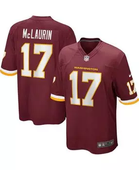 Мужская футболка terry mclaurin burgundy washington football team player game jersey Nike