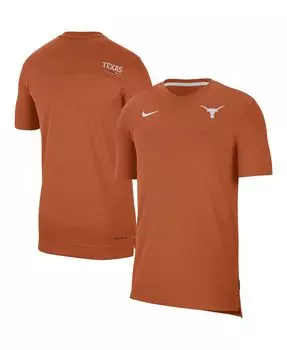 Мужская футболка texas orange texas longhorns coach uv performance Nike, мульти
