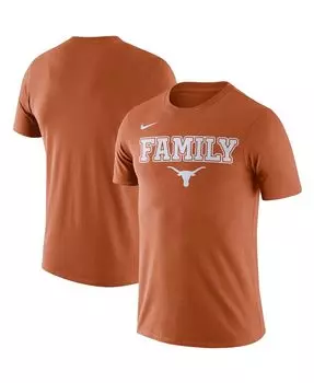 Мужская футболка texas orange texas longhorns family Nike, мульти