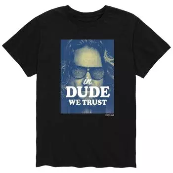 Мужская футболка The Big Lebowski Dude We Trust Licensed Character