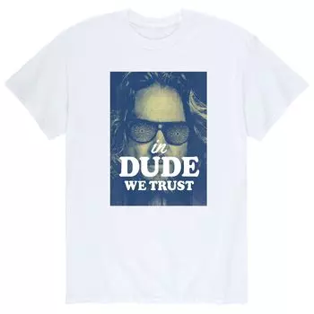 Мужская футболка The Big Lebowski Dude We Trust Licensed Character