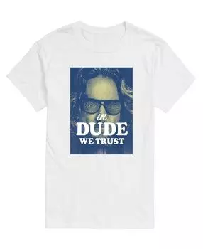 Мужская футболка the big lebowski we trust AIRWAVES, белый