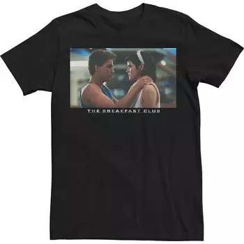 Мужская футболка The Breakfast Club Breakfast Club Love Photo Real Licensed Character, черный