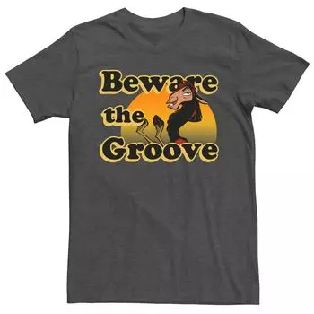 Мужская футболка The Emperor's New Groove Kuzco Beware The Groove с рисунком Licensed Character