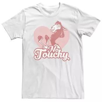 Мужская футболка The Emperor's New Groove Kuzco No Touchy Licensed Character