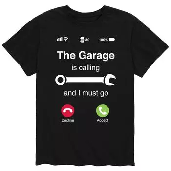 Мужская футболка The Garage Is Calling Licensed Character