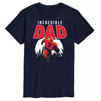 Мужская футболка The Incredibles Incredible Dad от Disney Licensed Character, синий