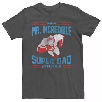 Мужская футболка The Incredibles Mr. Super Dad Metroville Disney / Pixar