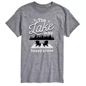 Мужская футболка The Lake Is My Happy Place Licensed Character