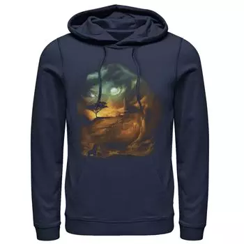 Мужская футболка The Lion King Birth Of A King, Синяя Disney, синий