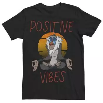 Мужская футболка The Lion King Rafiki Positive Vibes Disney