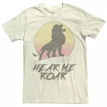 Мужская футболка The Lion King Simba Hear Me Roar Disney