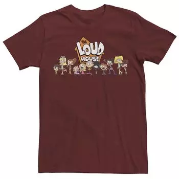 Мужская футболка The Loud House Group Shot Licensed Character
