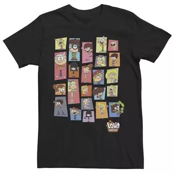 Мужская футболка The Loud House с вставками в виде персонажей Licensed Character