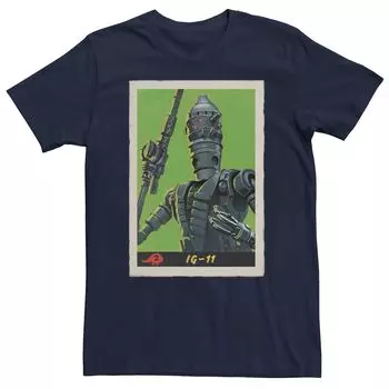 Мужская футболка The Mandalorian IG-11 Droid Card Licensed Character