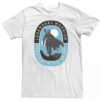 Мужская футболка The Mandalorian Legendary Warrior Licensed Character