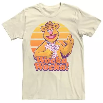 Мужская футболка The Muppets Fozzie Bear Wocka Wocka с портретом Disney