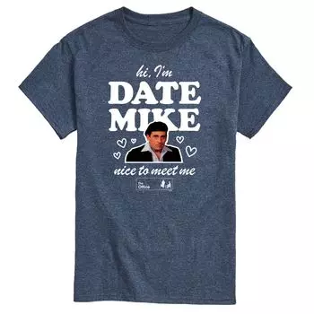 Мужская футболка The Office Hi Im Date Mike Licensed Character