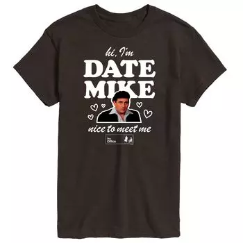 Мужская футболка The Office Hi Im Date Mike Licensed Character