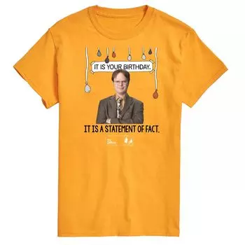 Мужская футболка The Office It Is Your Birthday Licensed Character