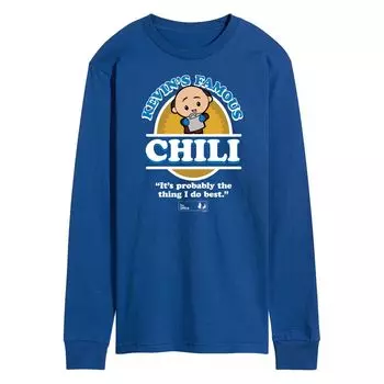 Мужская футболка The Office Kevin's Chili Cute с длинным рукавом, Синяя Licensed Character, синий