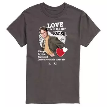 Мужская футболка The Office Love Is In The Air Licensed Character