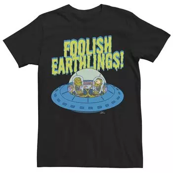 Мужская футболка The Simpsons Kang & Kodos Foolish Earthlings Licensed Character