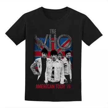 Мужская футболка The Who Licensed Character, черный