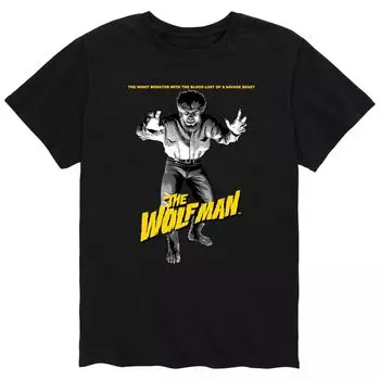 Мужская футболка The Wolf Man Licensed Character