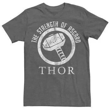 Мужская футболка Thor Strength в стиле ретро с комиксами Marvel Licensed Character
