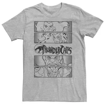 Мужская футболка ThunderCats для группового снимка в стиле комиксов Licensed Character