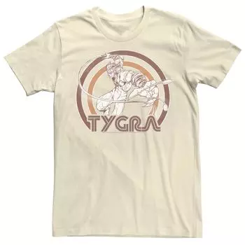 Мужская футболка ThunderCats Tygra Retro Rainbow Licensed Character