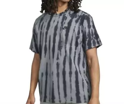 Мужская футболка Tie-Dye Essentials серо-синего цвета Nike