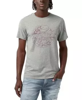 Мужская футболка Tiloop с короткими рукавами Buffalo David Bitton, серый