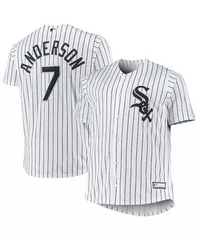 Мужская футболка Tim Anderson White Chicago White Sox Big and Tall Replica Player Jersey Profile, белый